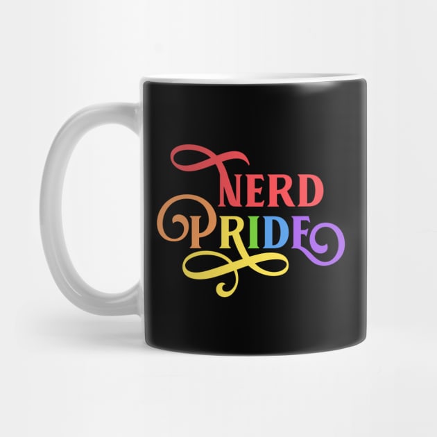 Rainbow Nerd Pride TRPG Tabletop RPG Gaming Addict by dungeonarmory